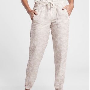 Athleta Cabo Tide Linen Jogger